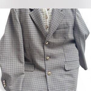 FRAME The Houndstooth tweed blazer Blazer Size 10 (MSRP $778)